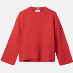 Pierre Robert Oversized Høyhalset Genser Med Avtagbar Hals