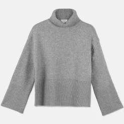 Pierre Robert Oversized Høyhalset Strikkegenser